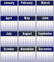 Smoking calendar
